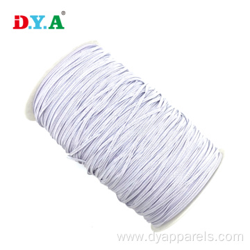 White Knitting Elastic Shoe Laces Elastic Bands